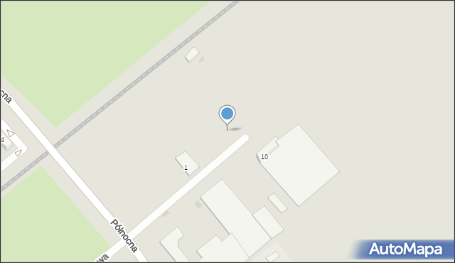 Kościan, Składowa, 23, mapa Kościan