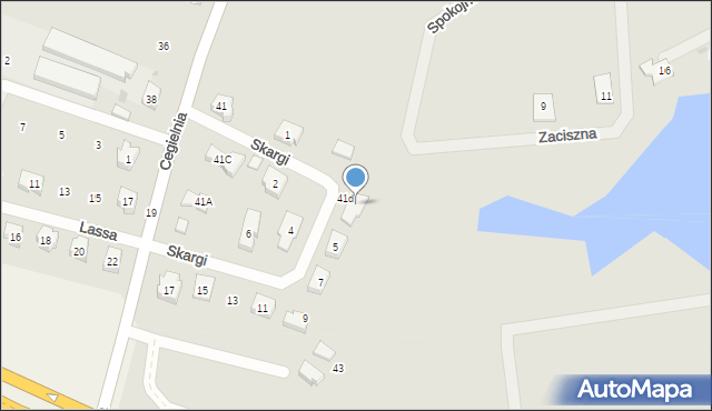 Kościerzyna, Skargi Piotra, ks., 3, mapa Kościerzyna