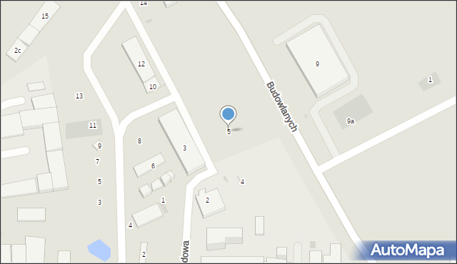 Kościerzyna, Składowa, 5, mapa Kościerzyna