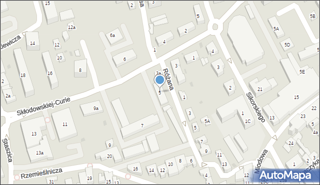 Kościerzyna, Skłodowskiej-Curie Marii, 5, mapa Kościerzyna