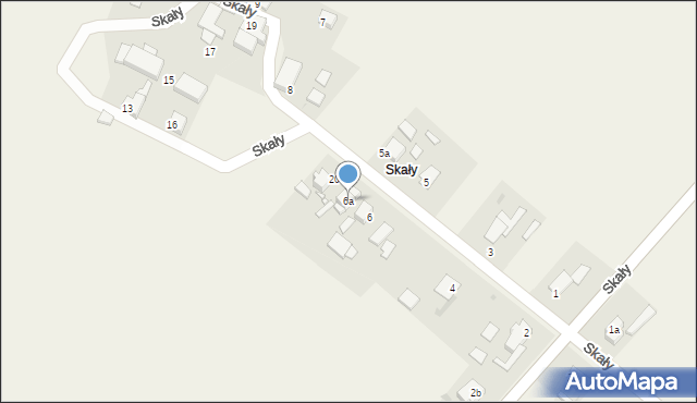 Kotulin, Skały, 6a, mapa Kotulin