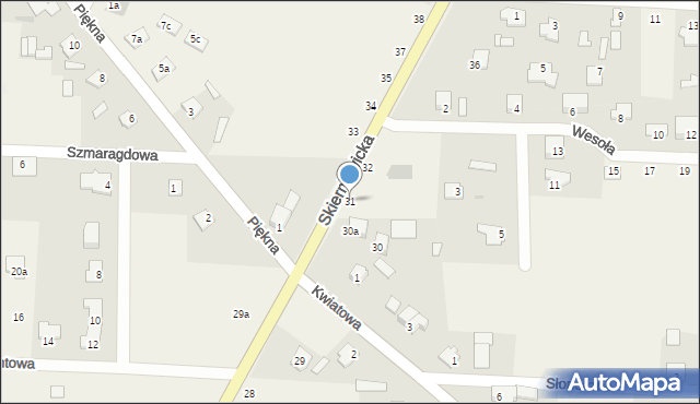 Kozłów Biskupi, Skierniewicka, 31, mapa Kozłów Biskupi