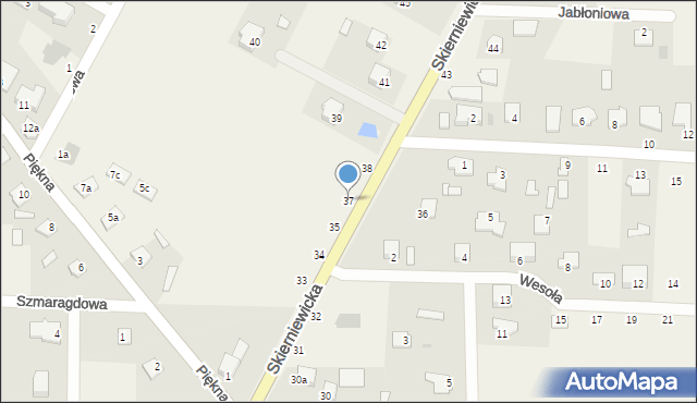 Kozłów Biskupi, Skierniewicka, 37, mapa Kozłów Biskupi