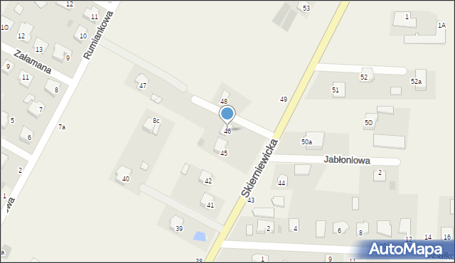 Kozłów Biskupi, Skierniewicka, 46, mapa Kozłów Biskupi