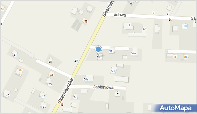 Kozłów Biskupi, Skierniewicka, 51, mapa Kozłów Biskupi