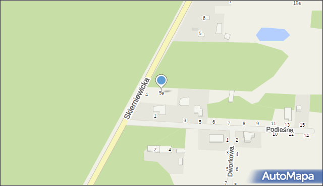 Kozłów Biskupi, Skierniewicka, 5a, mapa Kozłów Biskupi