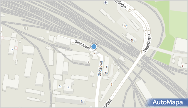 Kraków, Składowa, 2, mapa Krakowa