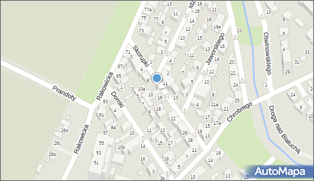 Kraków, Skorupki Ignacego Jana, ks., 14, mapa Krakowa