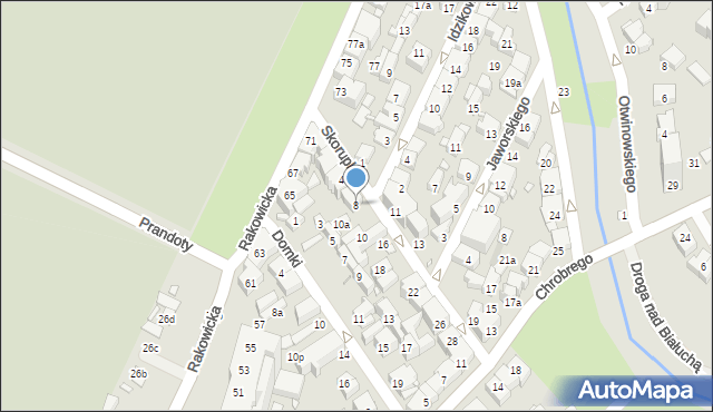 Kraków, Skorupki Ignacego Jana, ks., 8, mapa Krakowa