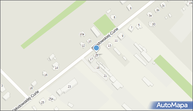 Krzepice, Skłodowskiej-Curie Marii, 15, mapa Krzepice