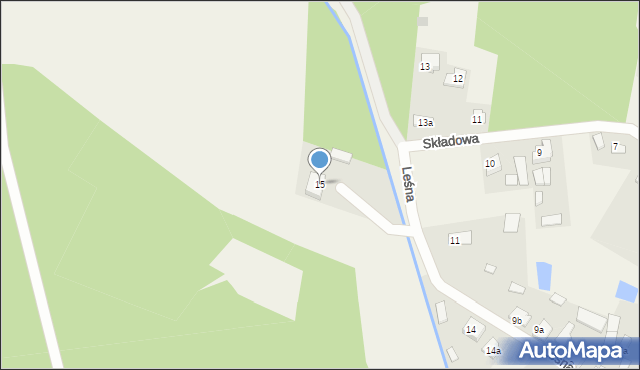 Kurzelów, Składowa, 15, mapa Kurzelów