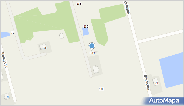 Łagodzin, Skromna, 13D, mapa Łagodzin