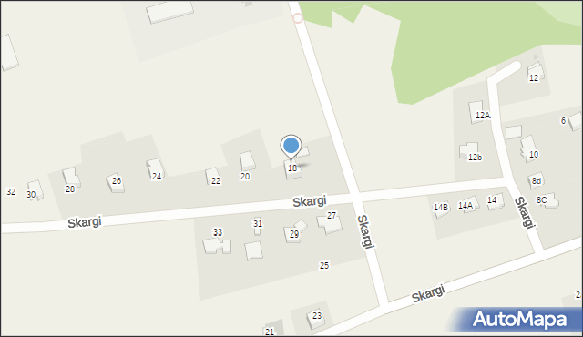 Łąka, Skargi Piotra, ks., 18, mapa Łąka