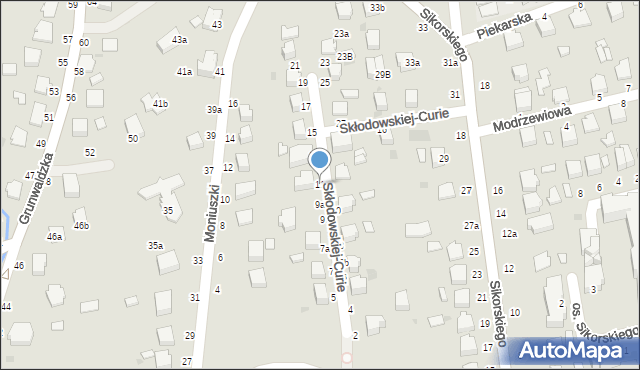 Łańcut, Skłodowskiej-Curie Marii, 11, mapa Łańcut