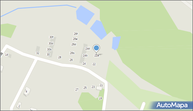 Łaziska Górne, Skowronków, 22a, mapa Łaziska Górne