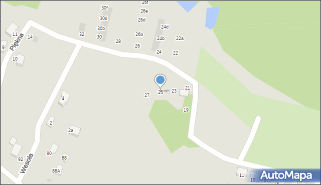 Łaziska Górne, Skowronków, 25, mapa Łaziska Górne