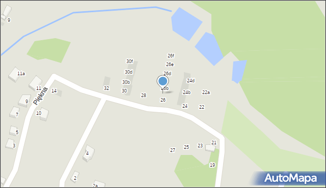 Łaziska Górne, Skowronków, 26a, mapa Łaziska Górne