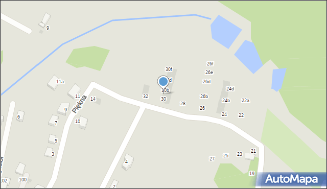 Łaziska Górne, Skowronków, 30a, mapa Łaziska Górne