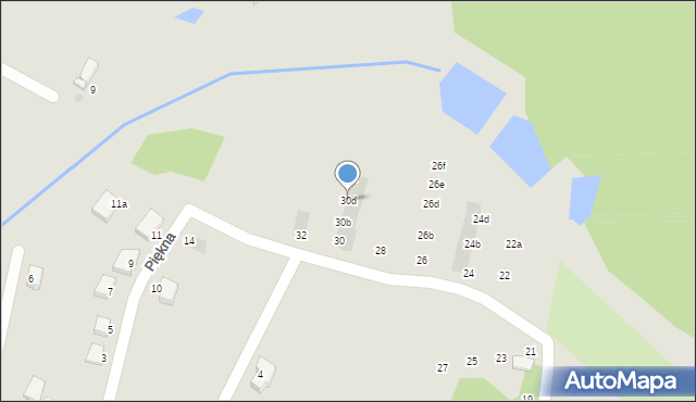 Łaziska Górne, Skowronków, 30d, mapa Łaziska Górne