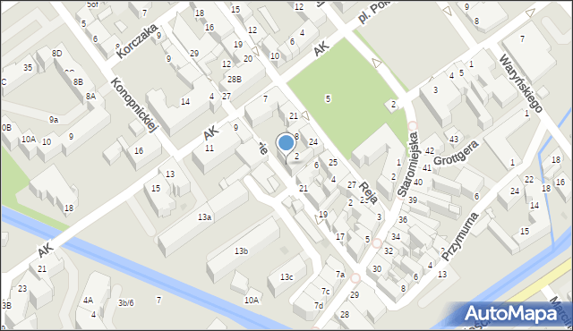 Lębork, Skłodowskiej-Curie Marii, 22, mapa Lębork