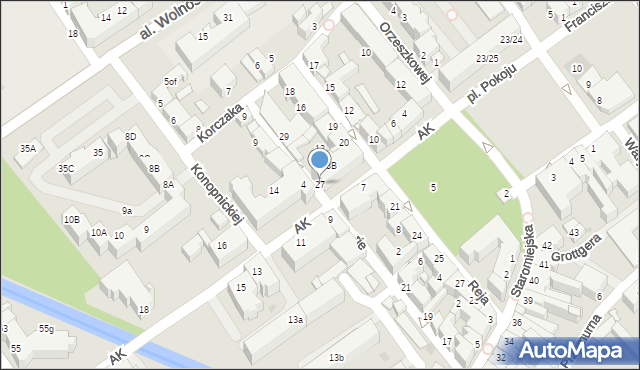 Lębork, Skłodowskiej-Curie Marii, 27, mapa Lębork