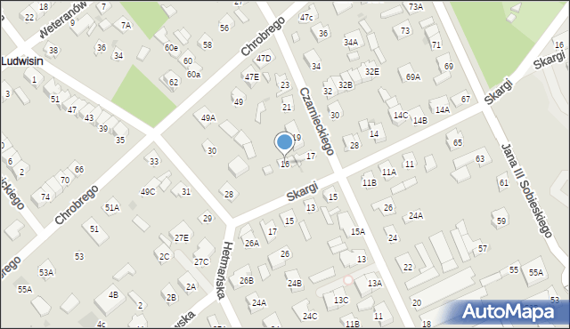 Legionowo, Skargi Piotra, ks., 16, mapa Legionowo