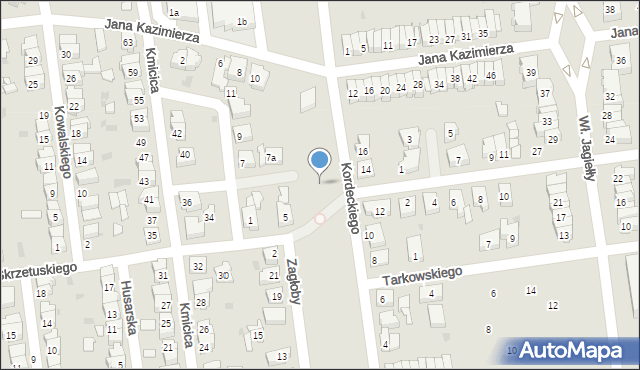 Leszno, Skrzetuskiego Jana, 5d, mapa Leszno