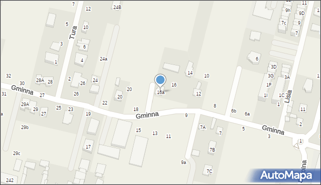 Lesznowola, Skłodowskiej-Curie Marii, 16A, mapa Lesznowola