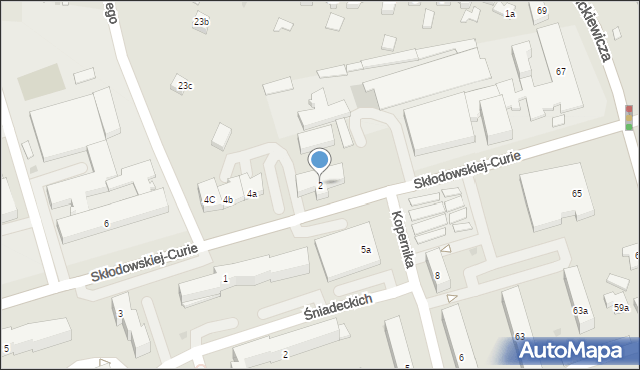 Leżajsk, Skłodowskiej-Curie Marii, 2, mapa Leżajsk