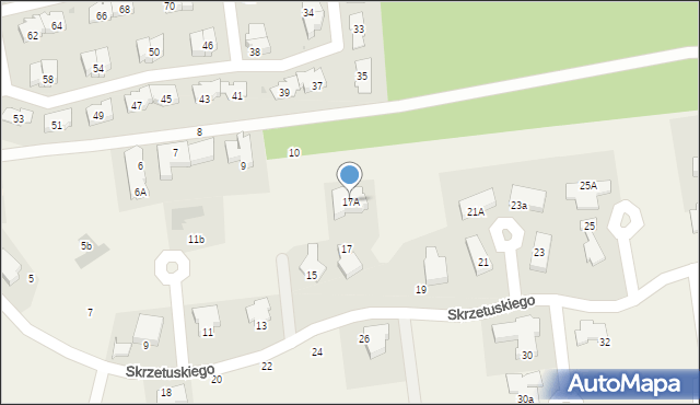 Lipków, Skrzetuskiego Jana, 17A, mapa Lipków