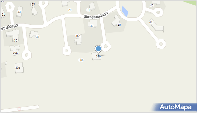 Lipków, Skrzetuskiego Jana, 38b, mapa Lipków