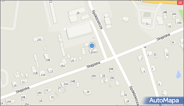 Lipno, Skępska, 27, mapa Lipno
