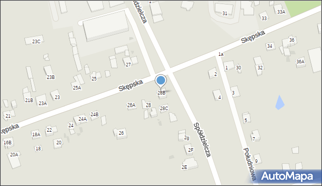 Lipno, Skępska, 28B, mapa Lipno