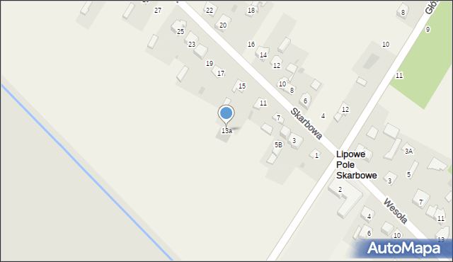 Lipowe Pole Skarbowe, Skarbowa, 13a, mapa Lipowe Pole Skarbowe