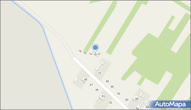Lipowe Pole Skarbowe, Skarbowa, 72, mapa Lipowe Pole Skarbowe