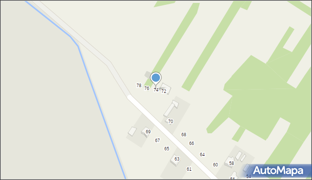 Lipowe Pole Skarbowe, Skarbowa, 74, mapa Lipowe Pole Skarbowe