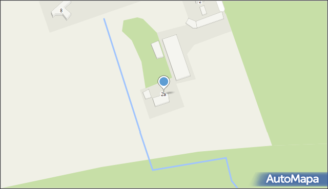 Łoś, Skowronków, 2a, mapa Łoś