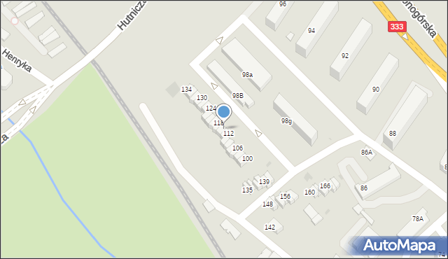 Lubin, Skłodowskiej-Curie Marii, 114, mapa Lubin