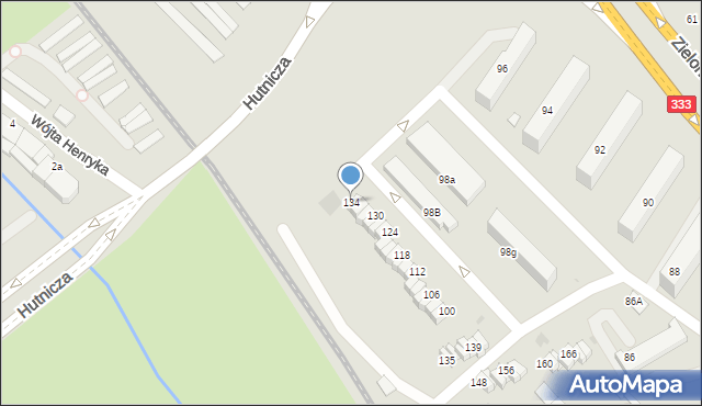 Lubin, Skłodowskiej-Curie Marii, 134, mapa Lubin