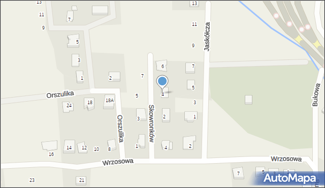 Lublewo Gdańskie, Skowronków, 4, mapa Lublewo Gdańskie