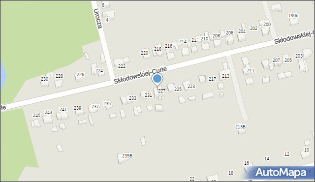 Lubliniec, Skłodowskiej-Curie Marii, 229, mapa Lubliniec