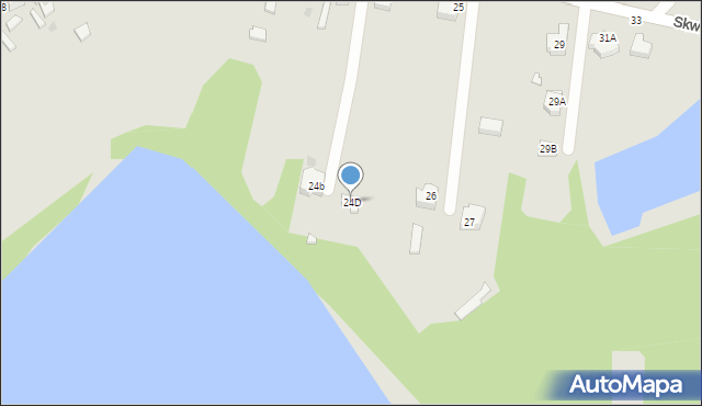 Lubniewice, Skwierzyńska, 24D, mapa Lubniewice