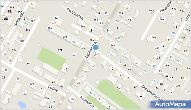 Marki, Skłodowskiej-Curie Marii, 2A, mapa Marki