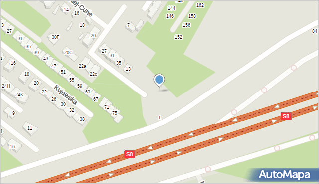 Marki, Skłodowskiej-Curie Marii, 45, mapa Marki