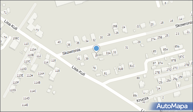 Marki, Skowronia, 37, mapa Marki