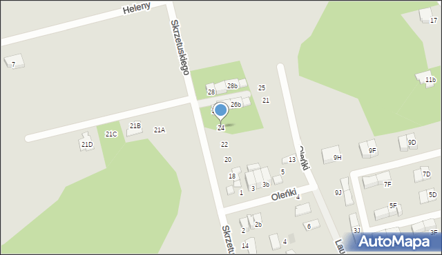 Marki, Skrzetuskiego Jana, 24, mapa Marki