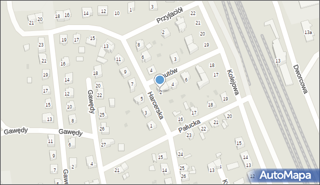Miastko, Skautów, 2, mapa Miastko