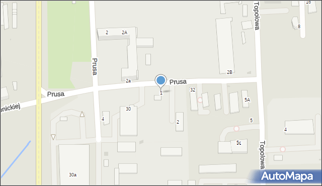 Miechów, Składowa, 1, mapa Miechów