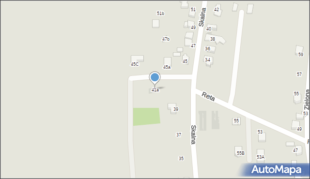 Mikołów, Skalna, 41a, mapa Mikołów