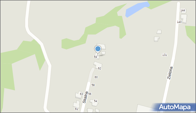 Mikołów, Skalna, 65, mapa Mikołów